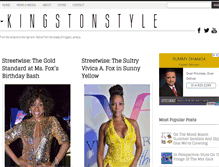 Tablet Screenshot of kingstonstyle.com